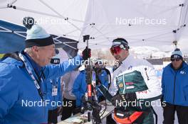 16.02.2019, Soldier Hollow, United States of America (USA): Dominik Windisch (ITA) -  IBU world cup biathlon, pursuit men, Soldier Hollow (USA). www.nordicfocus.com. © Manzoni/NordicFocus. Every downloaded picture is fee-liable.