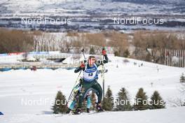 16.02.2019, Soldier Hollow, United States of America (USA): Benedikt Doll (GER) -  IBU world cup biathlon, pursuit men, Soldier Hollow (USA). www.nordicfocus.com. © Manzoni/NordicFocus. Every downloaded picture is fee-liable.