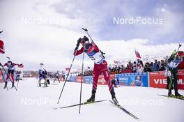 16.02.2019, Soldier Hollow, United States of America (USA): Andrejs Rastorgujevs (LAT) -  IBU world cup biathlon, pursuit men, Soldier Hollow (USA). www.nordicfocus.com. © Manzoni/NordicFocus. Every downloaded picture is fee-liable.