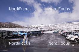 16.02.2019, Soldier Hollow, United States of America (USA): Event Feature: huge parking lot -  IBU world cup biathlon, pursuit women, Soldier Hollow (USA). www.nordicfocus.com. © Manzoni/NordicFocus. Every downloaded picture is fee-liable.