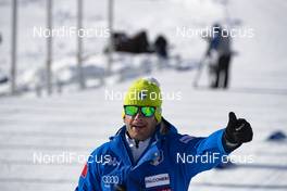 16.02.2019, Soldier Hollow, United States of America (USA): Simone Biondini (ITA) service technician Team Italy -  IBU world cup biathlon, pursuit women, Soldier Hollow (USA). www.nordicfocus.com. © Manzoni/NordicFocus. Every downloaded picture is fee-liable.