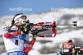 16.02.2019, Soldier Hollow, United States of America (USA): Monika Hojnisz (POL) -  IBU world cup biathlon, pursuit women, Soldier Hollow (USA). www.nordicfocus.com. © Manzoni/NordicFocus. Every downloaded picture is fee-liable.
