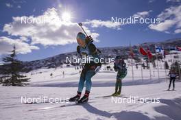 16.02.2019, Soldier Hollow, United States of America (USA): Anais Bescond (FRA) -  IBU world cup biathlon, pursuit women, Soldier Hollow (USA). www.nordicfocus.com. © Manzoni/NordicFocus. Every downloaded picture is fee-liable.