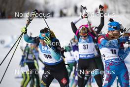16.02.2019, Soldier Hollow, United States of America (USA): Caroline Colombo (FRA) -  IBU world cup biathlon, pursuit women, Soldier Hollow (USA). www.nordicfocus.com. © Manzoni/NordicFocus. Every downloaded picture is fee-liable.