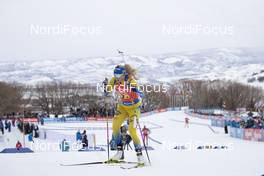 17.02.2019, Soldier Hollow, United States of America (USA): Ingela Andersson (SWE) -  IBU world cup biathlon, relay mixed, Soldier Hollow (USA). www.nordicfocus.com. © Manzoni/NordicFocus. Every downloaded picture is fee-liable.