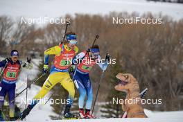 17.02.2019, Soldier Hollow, United States of America (USA): Peppe Femling (SWE), Benjamin Weger (SUI), (l-r) -  IBU world cup biathlon, relay mixed, Soldier Hollow (USA). www.nordicfocus.com. © Manzoni/NordicFocus. Every downloaded picture is fee-liable.