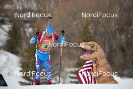 17.02.2019, Soldier Hollow, United States of America (USA): Alexander Loginov (RUS) -  IBU world cup biathlon, relay mixed, Soldier Hollow (USA). www.nordicfocus.com. © Manzoni/NordicFocus. Every downloaded picture is fee-liable.