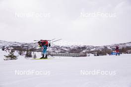 17.02.2019, Soldier Hollow, United States of America (USA): Quentin Fillon Maillet (FRA) -  IBU world cup biathlon, relay mixed, Soldier Hollow (USA). www.nordicfocus.com. © Manzoni/NordicFocus. Every downloaded picture is fee-liable.