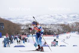 17.02.2019, Soldier Hollow, United States of America (USA): Elisa Gasparin (SUI) -  IBU world cup biathlon, relay mixed, Soldier Hollow (USA). www.nordicfocus.com. © Manzoni/NordicFocus. Every downloaded picture is fee-liable.