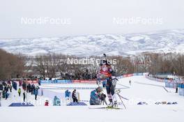 17.02.2019, Soldier Hollow, United States of America (USA): Joanne Reid (USA) -  IBU world cup biathlon, relay mixed, Soldier Hollow (USA). www.nordicfocus.com. © Manzoni/NordicFocus. Every downloaded picture is fee-liable.