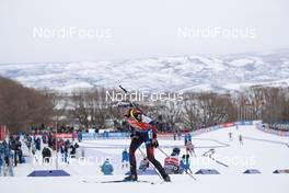 17.02.2019, Soldier Hollow, United States of America (USA): Marketa Davidova (CZE) -  IBU world cup biathlon, relay mixed, Soldier Hollow (USA). www.nordicfocus.com. © Manzoni/NordicFocus. Every downloaded picture is fee-liable.