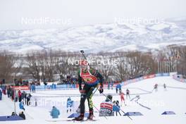 17.02.2019, Soldier Hollow, United States of America (USA): Franziska Hildebrand (GER) -  IBU world cup biathlon, relay mixed, Soldier Hollow (USA). www.nordicfocus.com. © Manzoni/NordicFocus. Every downloaded picture is fee-liable.