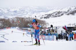 17.02.2019, Soldier Hollow, United States of America (USA): Larisa Kuklina (RUS) -  IBU world cup biathlon, relay mixed, Soldier Hollow (USA). www.nordicfocus.com. © Manzoni/NordicFocus. Every downloaded picture is fee-liable.