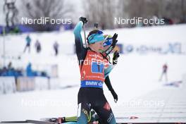 17.02.2019, Soldier Hollow, United States of America (USA): Anais Chevalier (FRA) -  IBU world cup biathlon, relay mixed, Soldier Hollow (USA). www.nordicfocus.com. © Manzoni/NordicFocus. Every downloaded picture is fee-liable.