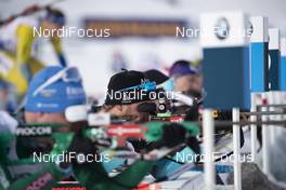 17.02.2019, Soldier Hollow, United States of America (USA): Antonin Guigonnat (FRA) -  IBU world cup biathlon, single mixed relay, Soldier Hollow (USA). www.nordicfocus.com. © Manzoni/NordicFocus. Every downloaded picture is fee-liable.