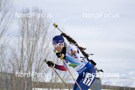 17.02.2019, Soldier Hollow, United States of America (USA): Aita Gasparin (SUI) -  IBU world cup biathlon, single mixed relay, Soldier Hollow (USA). www.nordicfocus.com. © Manzoni/NordicFocus. Every downloaded picture is fee-liable.