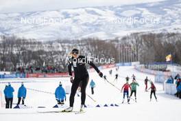 17.02.2019, Soldier Hollow, United States of America (USA): Regnia Oja (EST) -  IBU world cup biathlon, single mixed relay, Soldier Hollow (USA). www.nordicfocus.com. © Manzoni/NordicFocus. Every downloaded picture is fee-liable.