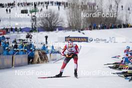 17.02.2019, Soldier Hollow, United States of America (USA): Simon Eder (AUT) -  IBU world cup biathlon, single mixed relay, Soldier Hollow (USA). www.nordicfocus.com. © Manzoni/NordicFocus. Every downloaded picture is fee-liable.