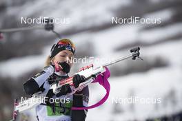 17.02.2019, Soldier Hollow, United States of America (USA): Regina Oja (EST) -  IBU world cup biathlon, single mixed relay, Soldier Hollow (USA). www.nordicfocus.com. © Manzoni/NordicFocus. Every downloaded picture is fee-liable.
