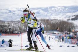 17.02.2019, Soldier Hollow, United States of America (USA): Eniko Marton (ROU) -  IBU world cup biathlon, single mixed relay, Soldier Hollow (USA). www.nordicfocus.com. © Manzoni/NordicFocus. Every downloaded picture is fee-liable.