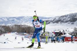 17.02.2019, Soldier Hollow, United States of America (USA): Viktar Kryuko (BLR) -  IBU world cup biathlon, single mixed relay, Soldier Hollow (USA). www.nordicfocus.com. © Manzoni/NordicFocus. Every downloaded picture is fee-liable.