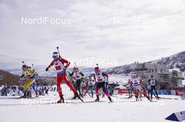17.02.2019, Soldier Hollow, United States of America (USA): Christian Gow (CAN) -  IBU world cup biathlon, single mixed relay, Soldier Hollow (USA). www.nordicfocus.com. © Manzoni/NordicFocus. Every downloaded picture is fee-liable.