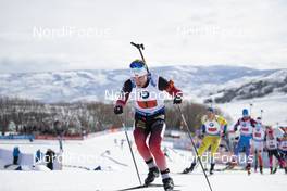 17.02.2019, Soldier Hollow, United States of America (USA): Erlend Bjoentegaard (NOR) -  IBU world cup biathlon, single mixed relay, Soldier Hollow (USA). www.nordicfocus.com. © Manzoni/NordicFocus. Every downloaded picture is fee-liable.