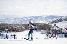 17.02.2019, Soldier Hollow, United States of America (USA): Antonin Guigonnat (FRA) -  IBU world cup biathlon, single mixed relay, Soldier Hollow (USA). www.nordicfocus.com. © Manzoni/NordicFocus. Every downloaded picture is fee-liable.