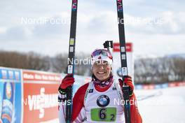 17.02.2019, Soldier Hollow, United States of America (USA): Rosanna Crawford (CAN) -  IBU world cup biathlon, single mixed relay, Soldier Hollow (USA). www.nordicfocus.com. © Manzoni/NordicFocus. Every downloaded picture is fee-liable.