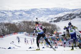 17.02.2019, Soldier Hollow, United States of America (USA): Regina Oja (EST) -  IBU world cup biathlon, single mixed relay, Soldier Hollow (USA). www.nordicfocus.com. © Manzoni/NordicFocus. Every downloaded picture is fee-liable.