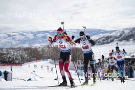 17.02.2019, Soldier Hollow, United States of America (USA): Simon Eder (AUT) -  IBU world cup biathlon, single mixed relay, Soldier Hollow (USA). www.nordicfocus.com. © Manzoni/NordicFocus. Every downloaded picture is fee-liable.