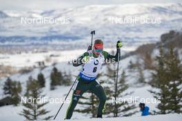 15.02.2019, Soldier Hollow, United States of America (USA): Johannes Kuehn (GER) -  IBU world cup biathlon, sprint men, Soldier Hollow (USA). www.nordicfocus.com. © Manzoni/NordicFocus. Every downloaded picture is fee-liable.