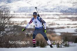 15.02.2019, Soldier Hollow, United States of America (USA): Sean Doherty (USA) -  IBU world cup biathlon, sprint men, Soldier Hollow (USA). www.nordicfocus.com. © Manzoni/NordicFocus. Every downloaded picture is fee-liable.