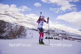 15.02.2019, Soldier Hollow, United States of America (USA): Felix Leitner (AUT) -  IBU world cup biathlon, sprint men, Soldier Hollow (USA). www.nordicfocus.com. © Manzoni/NordicFocus. Every downloaded picture is fee-liable.