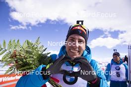 15.02.2019, Soldier Hollow, United States of America (USA): Quentin Fillon Maillet (FRA) -  IBU world cup biathlon, sprint men, Soldier Hollow (USA). www.nordicfocus.com. © Manzoni/NordicFocus. Every downloaded picture is fee-liable.