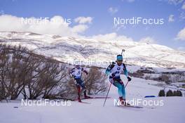 15.02.2019, Soldier Hollow, United States of America (USA): Simon Fourcade (FRA) -  IBU world cup biathlon, sprint men, Soldier Hollow (USA). www.nordicfocus.com. © Manzoni/NordicFocus. Every downloaded picture is fee-liable.
