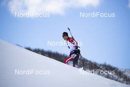15.02.2019, Soldier Hollow, United States of America (USA): Julian Eberhard (AUT) -  IBU world cup biathlon, sprint men, Soldier Hollow (USA). www.nordicfocus.com. © Manzoni/NordicFocus. Every downloaded picture is fee-liable.