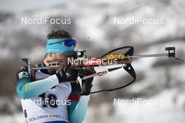 15.02.2019, Soldier Hollow, United States of America (USA): Antonin Guigonnat (FRA) -  IBU world cup biathlon, sprint men, Soldier Hollow (USA). www.nordicfocus.com. © Manzoni/NordicFocus. Every downloaded picture is fee-liable.