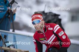 15.02.2019, Soldier Hollow, United States of America (USA): Simon Eder (AUT) -  IBU world cup biathlon, sprint men, Soldier Hollow (USA). www.nordicfocus.com. © Manzoni/NordicFocus. Every downloaded picture is fee-liable.