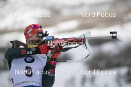 15.02.2019, Soldier Hollow, United States of America (USA): Benedikt Doll (GER) -  IBU world cup biathlon, sprint men, Soldier Hollow (USA). www.nordicfocus.com. © Manzoni/NordicFocus. Every downloaded picture is fee-liable.