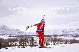 14.02.2019, Soldier Hollow, United States of America (USA): Emma Lunder (CAN) -  IBU world cup biathlon, sprint women, Soldier Hollow (USA). www.nordicfocus.com. © Manzoni/NordicFocus. Every downloaded picture is fee-liable.