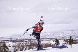 14.02.2019, Soldier Hollow, United States of America (USA): Johanna Talihaerm (EST) -  IBU world cup biathlon, sprint women, Soldier Hollow (USA). www.nordicfocus.com. © Manzoni/NordicFocus. Every downloaded picture is fee-liable.