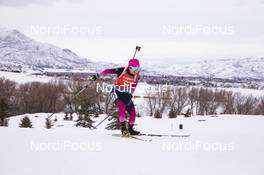 14.02.2019, Soldier Hollow, United States of America (USA): Yurie Tanaka (JPN) -  IBU world cup biathlon, sprint women, Soldier Hollow (USA). www.nordicfocus.com. © Manzoni/NordicFocus. Every downloaded picture is fee-liable.
