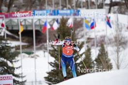 14.02.2019, Soldier Hollow, United States of America (USA): Elisa Gasparin (SUI) -  IBU world cup biathlon, sprint women, Soldier Hollow (USA). www.nordicfocus.com. © Manzoni/NordicFocus. Every downloaded picture is fee-liable.