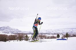 14.02.2019, Soldier Hollow, United States of America (USA): Franziska Preuss (GER) -  IBU world cup biathlon, sprint women, Soldier Hollow (USA). www.nordicfocus.com. © Manzoni/NordicFocus. Every downloaded picture is fee-liable.