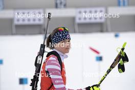 14.02.2019, Soldier Hollow, United States of America (USA): Clare Egan (USA) -  IBU world cup biathlon, sprint women, Soldier Hollow (USA). www.nordicfocus.com. © Manzoni/NordicFocus. Every downloaded picture is fee-liable.