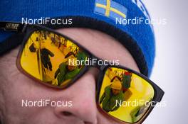 13.02.2019, Soldier Hollow, United States of America (USA): Mattias Jr. Nilsson (SWE), coach Team Sweden -  IBU world cup biathlon, training, Soldier Hollow (USA). www.nordicfocus.com. © Manzoni/NordicFocus. Every downloaded picture is fee-liable.