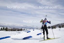 12.02.2019, Soldier Hollow, United States of America (USA): Yuliia Dzhyma (UKR) -  IBU world cup biathlon, training, Soldier Hollow (USA). www.nordicfocus.com. © Manzoni/NordicFocus. Every downloaded picture is fee-liable.