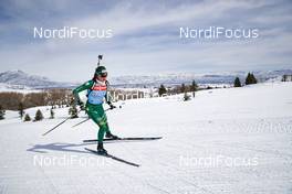 12.02.2019, Soldier Hollow, United States of America (USA): Nicole Gontier (ITA) -  IBU world cup biathlon, training, Soldier Hollow (USA). www.nordicfocus.com. © Manzoni/NordicFocus. Every downloaded picture is fee-liable.