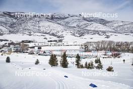 12.02.2019, Soldier Hollow, United States of America (USA): Event Feature: view over the biathlon venue of Soldier Hollow -  IBU world cup biathlon, training, Soldier Hollow (USA). www.nordicfocus.com. © Manzoni/NordicFocus. Every downloaded picture is fee-liable.